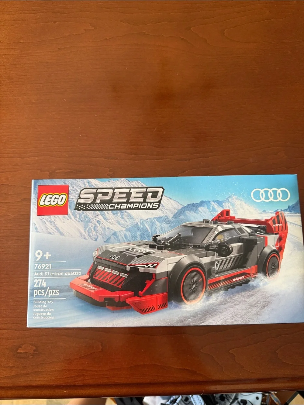 Lego Speed Champions Audi S1 e-tron quattro - Red, Gray & Black